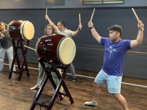 和太鼓チームビルディングの成果発表