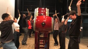 和太鼓チームビルディングのベストショット