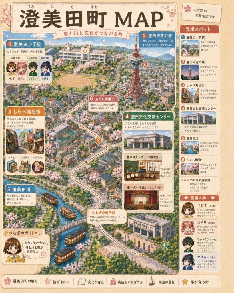 澄美田町MAP